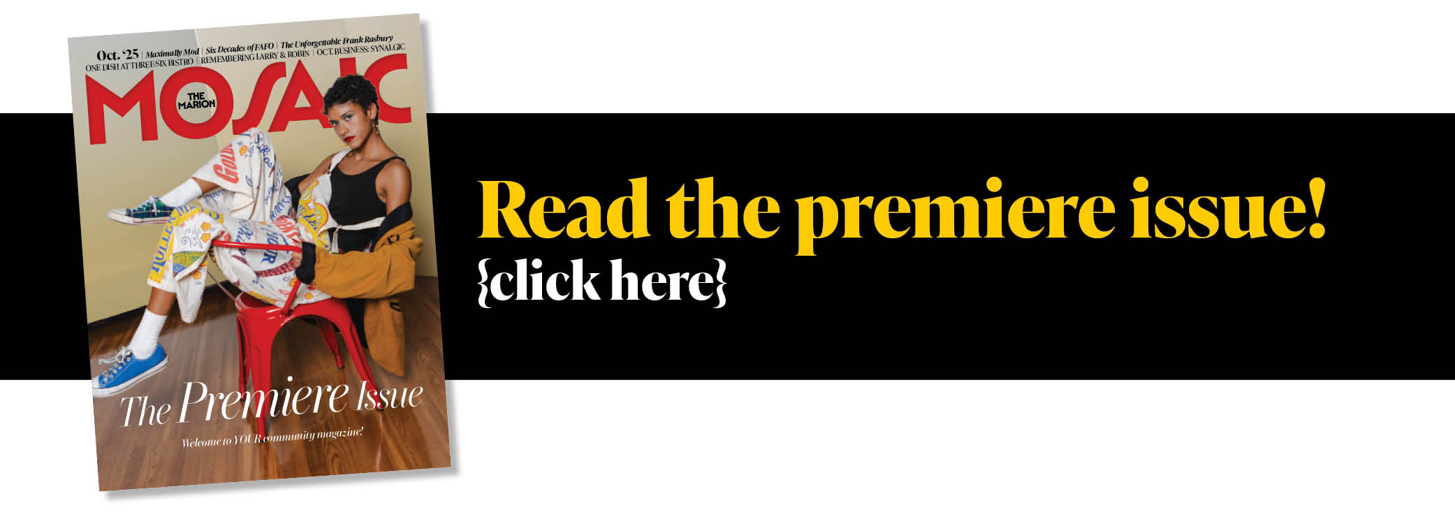Marion Mosaic Premiere Issue banner