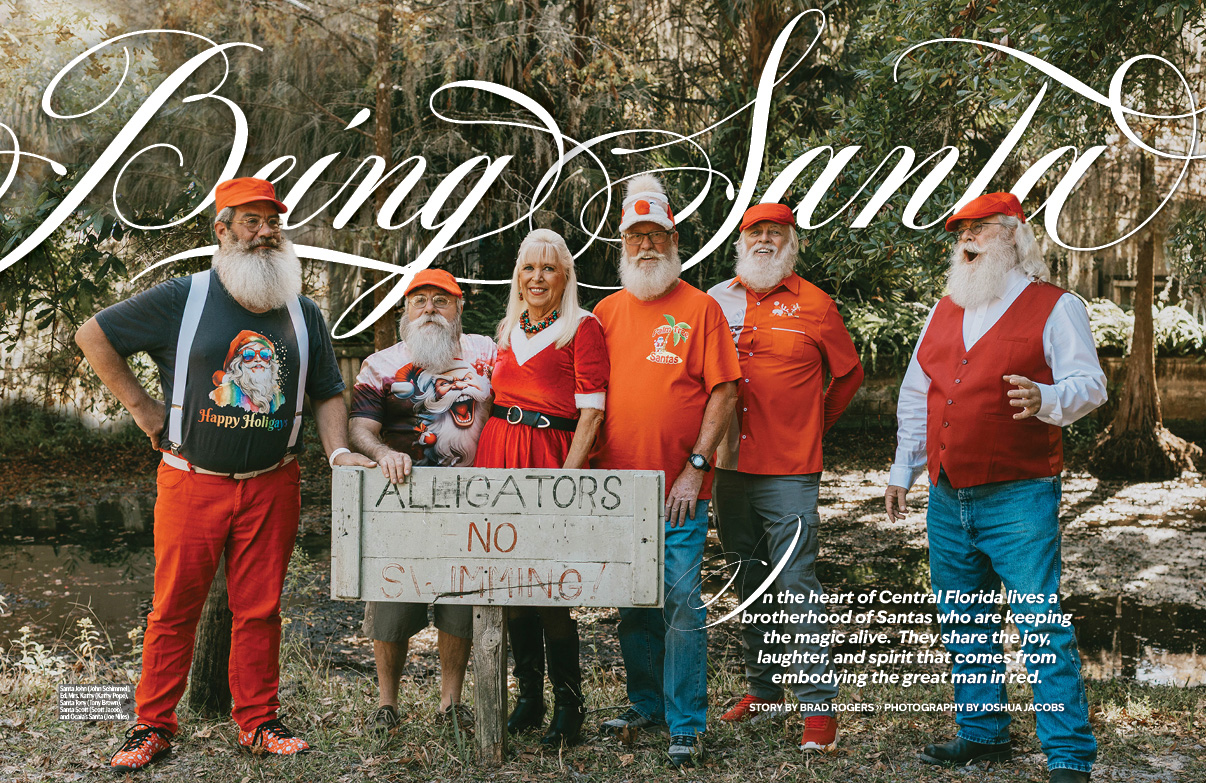 Being Santa - Santa Clause group photo by Joshua Jacobs