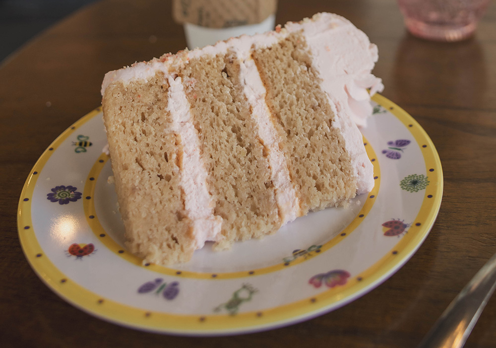 Strawberry Mousse cake from Soleil Bakery